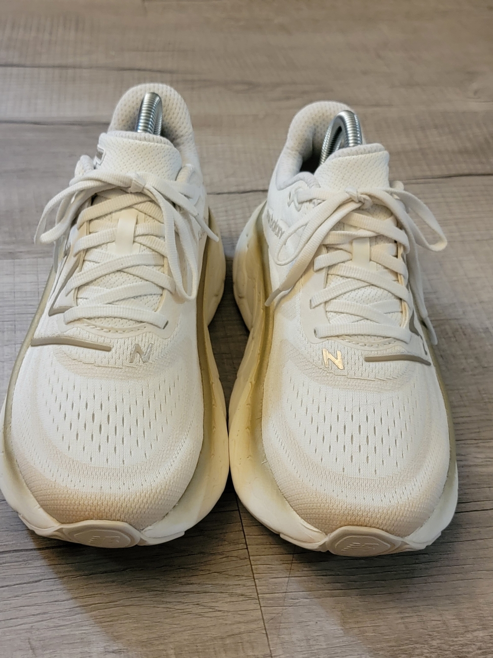 New Balance Women's Cream Running Sneakers